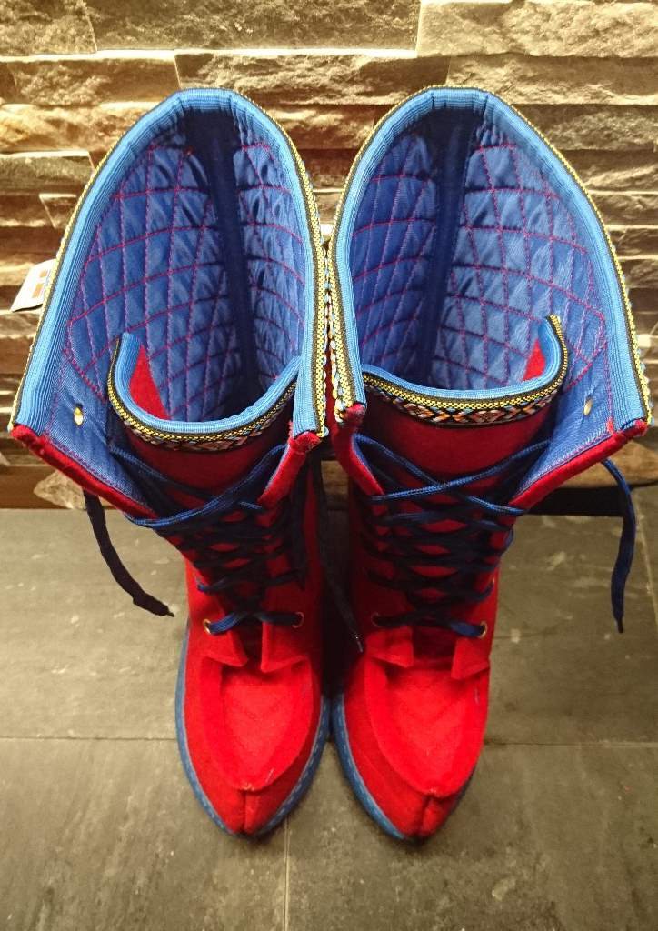 Felt Boots - Red Polar Lobben